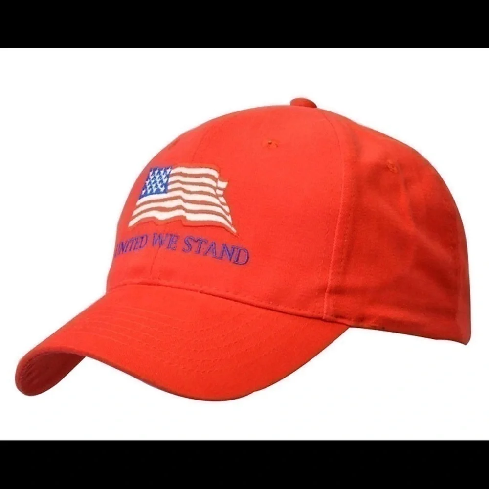 United we stand American flag hat